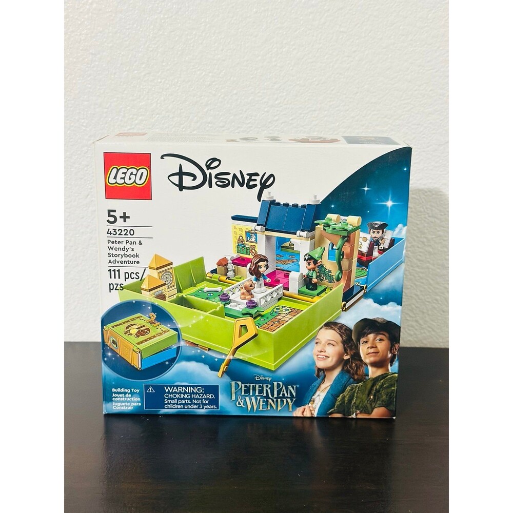 LEGO Disney Peter Pan Wendy Storybook Adventure 43220 New Sealed 111pcs